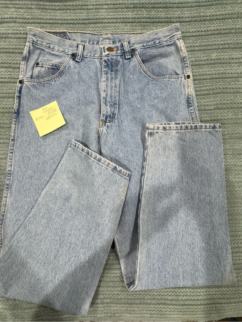 Wrangler Light Blue Straight Men’s Jeans